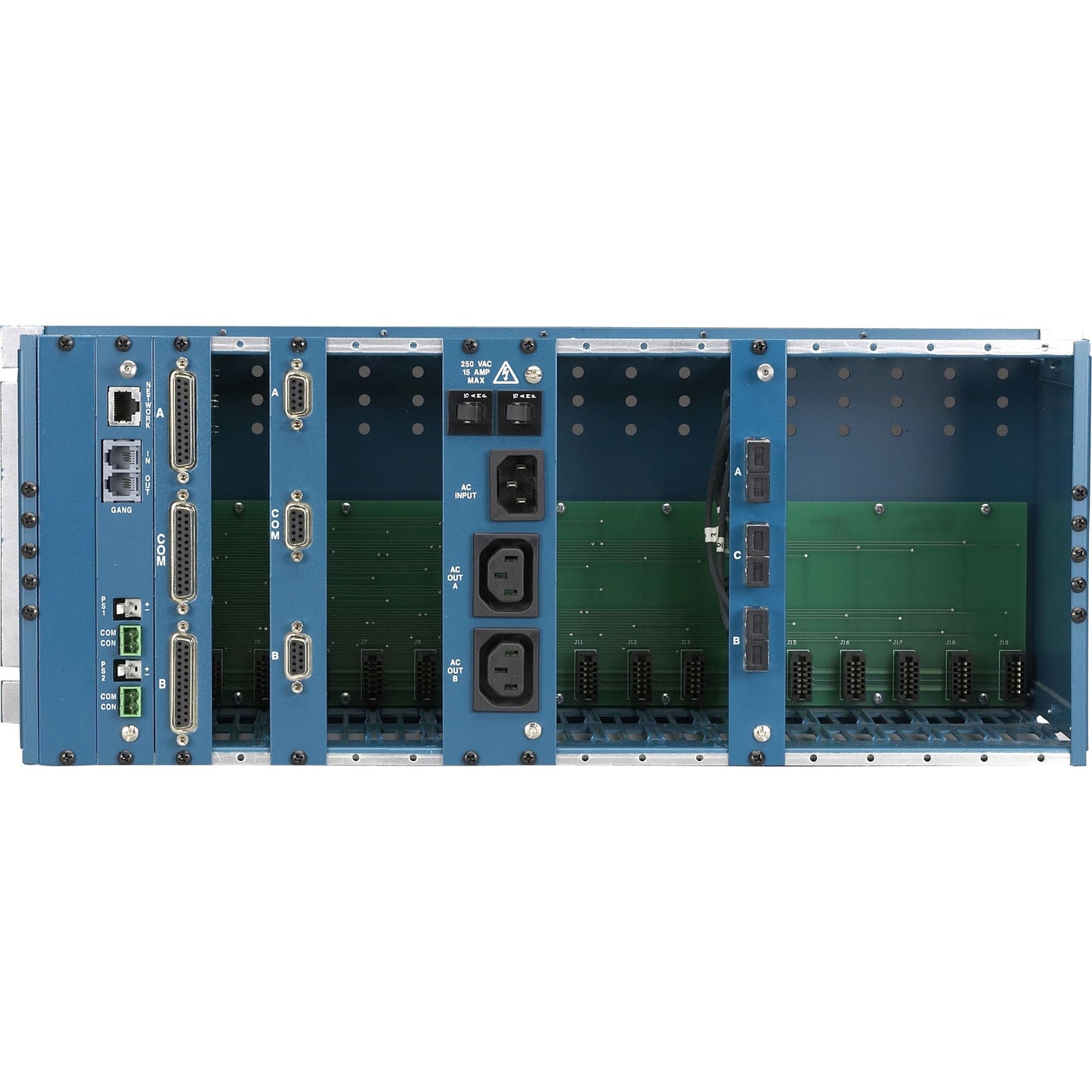 Black Box Pro Switching Gang Switch Chassis - 4U 18-Card Slot