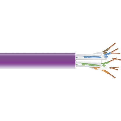 1000-FT VIOLET CAT6 SOLID BULK 