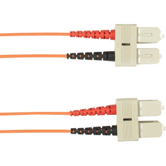 Black Box 5-m SC-SC 62.5-Micron Multimode PVC Orange Fiber Optic Cable