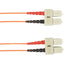 Black Box 5-m SC-SC 62.5-Micron Multimode PVC Orange Fiber Optic Cable