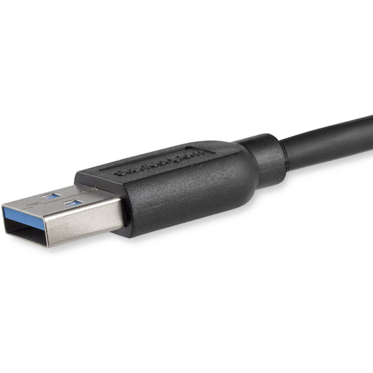 StarTech.com 2m (6ft) Slim SuperSpeed USB 3.0 (5Gbps) A to Micro B Cable - M/M