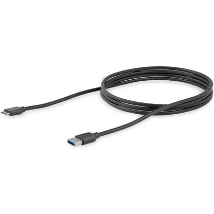 StarTech.com 2m (6ft) Slim SuperSpeed USB 3.0 (5Gbps) A to Micro B Cable - M/M