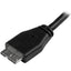 StarTech.com 0.5m (20in) Slim SuperSpeed USB 3.0 (5Gbps) A to Micro B Cable - M/M