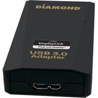 Diamond Multimedia USB 3.0 to VGA/DVI / HDMI Video Graphics Adapter up to 2048×1152 / 1920×1080 (BVU3500)