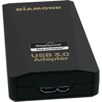 Diamond Multimedia USB 3.0 to VGA/DVI / HDMI Video Graphics Adapter up to 2048×1152 / 1920×1080 (BVU3500)