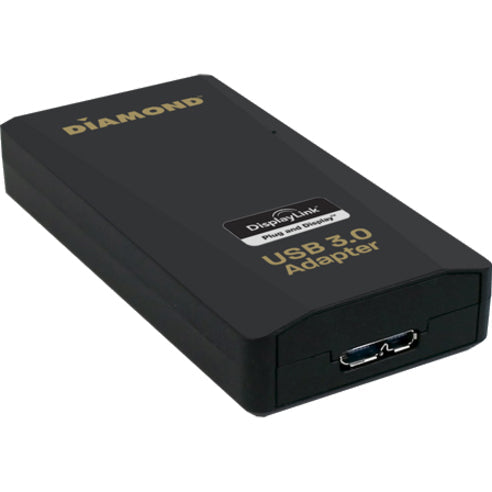 Diamond Multimedia USB 3.0 to VGA/DVI / HDMI Video Graphics Adapter up to 2048×1152 / 1920×1080 (BVU3500)