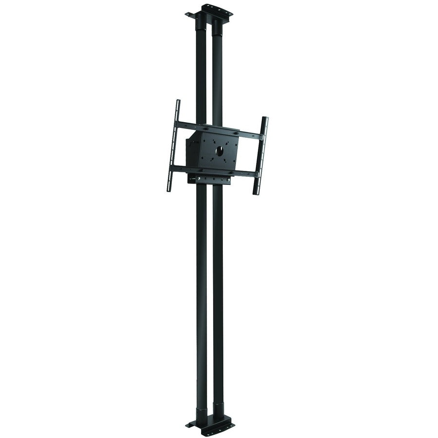Peerless-AV Modular MOD-FCS2KIT300-B Ceiling Mount for Flat Panel Display Projector - Black Chrome