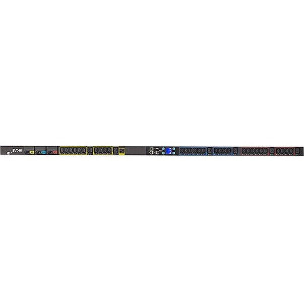 Eaton Metered Input rack PDU 0U 309-532P6W input 17.3 kW max 240/415V 24A 10 ft cord Three-phase Outlets: (24) C13 (6) C19