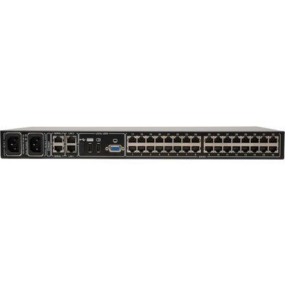 Tripp Lite NetCommander 32-Port Cat5 KVM over IP Switch 2 Remote + 1 Local User 16 USB Dongles 1U Rack-Mount