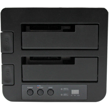 StarTech.com Dual Bay Hard Drive Duplicator Dock Standalone HDD/SSD Cloner/Copier USB 3.0 / eSATA to SATA III Hard Drive Cloner