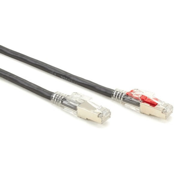 Black Box CAT6A 650-MHz Locking Snagless Patch Cable