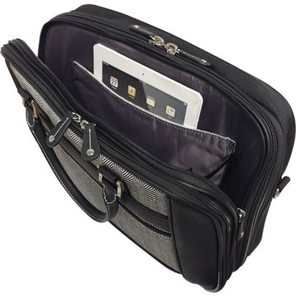 Mobile Edge ScanFast Carrying Case (Briefcase) for 16" Ultrabook - Black White