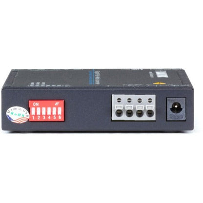 Black Box Gigabit PoE+ Media Converter - 10/100/1000BASE-T to SFP