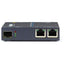 Black Box Gigabit PoE+ Media Converter - 10/100/1000BASE-T to SFP