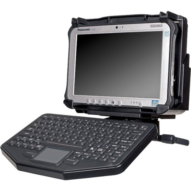 Gamber-Johnson Vehicle Mount for Tablet Keyboard Docking Station Cradle - Black Powder Coat