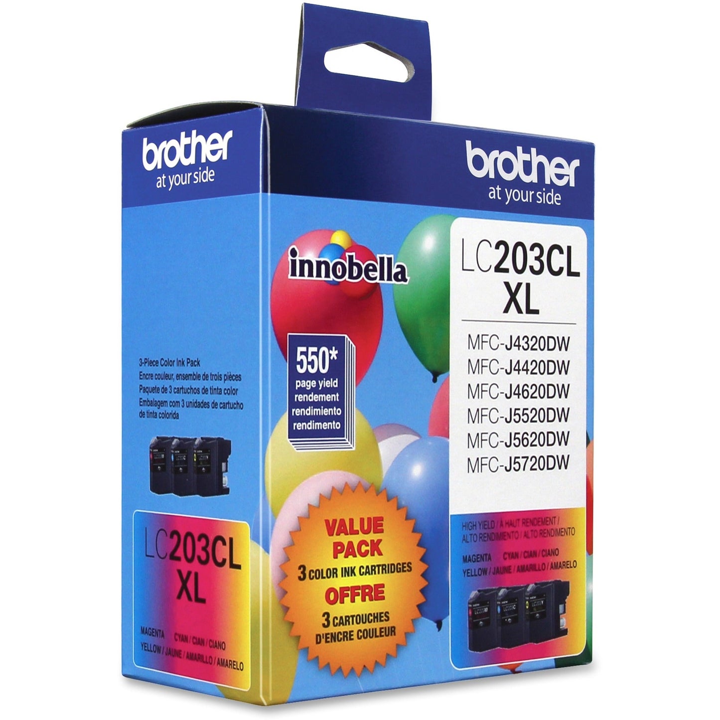 Brother Genuine Innobella LC2033PKS High Yield Ink Cartridges