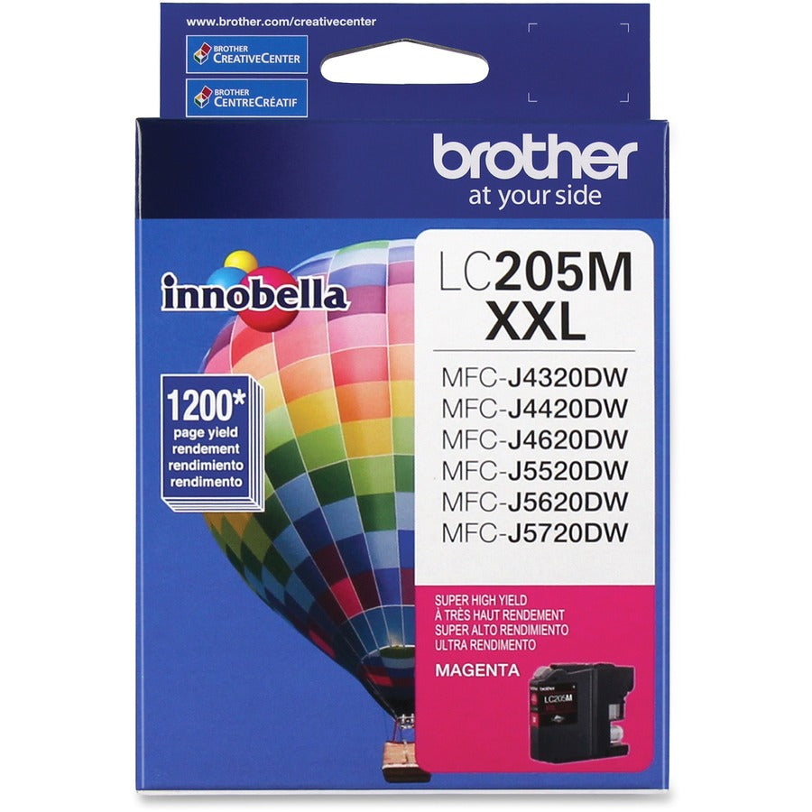 Brother Genuine Innobella LC205M Super High Yield Magenta Ink Cartridge