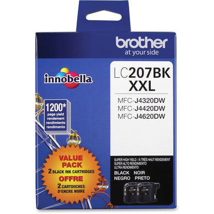 Brother Genuine LC2072PKS Super High Yield Black Ink Cartridges