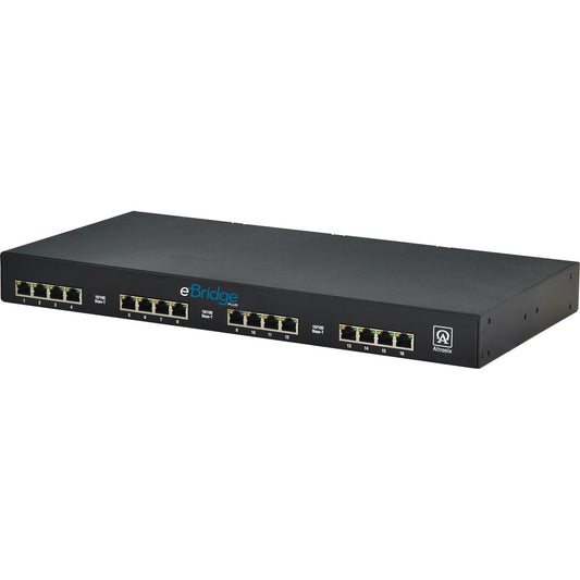 16OUT IP/COAX PASS POE/POE+ RC 