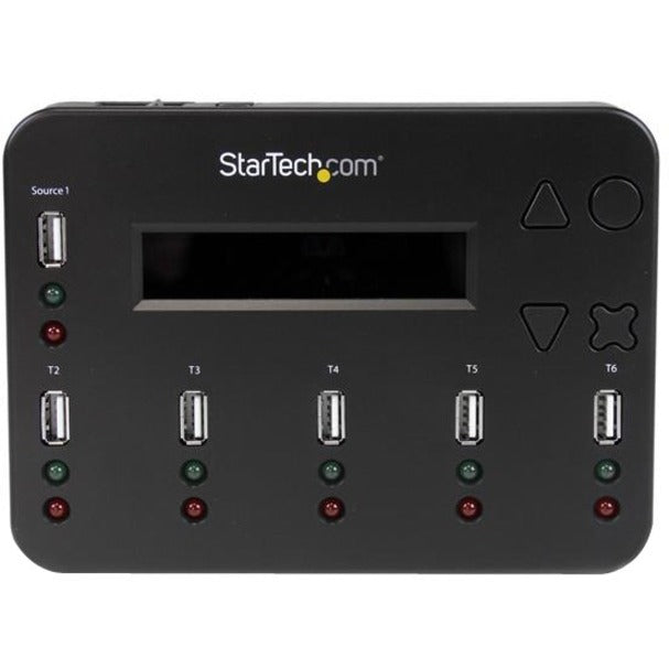 StarTech.com Standalone 1 to 5 USB Thumb Drive Duplicator/Eraser Multiple USB Flash Drive Copier/Cloner Sector-by-Sector Copy Sanitizer