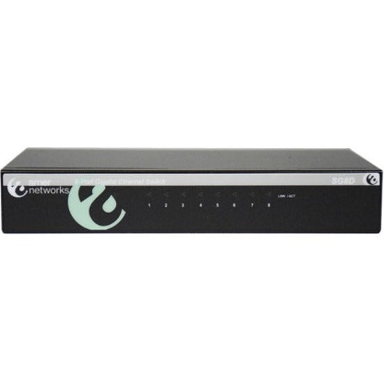 Amer 8 Port 10/100/1000Mbps Gigabit Ethernet Desktop Switch