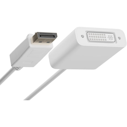 Unirise DisplayPort Male to DVI-I Dual Link (24+5) Female Adapter