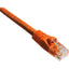 1FT CAT5E ORANGE MOLDED BOOT   