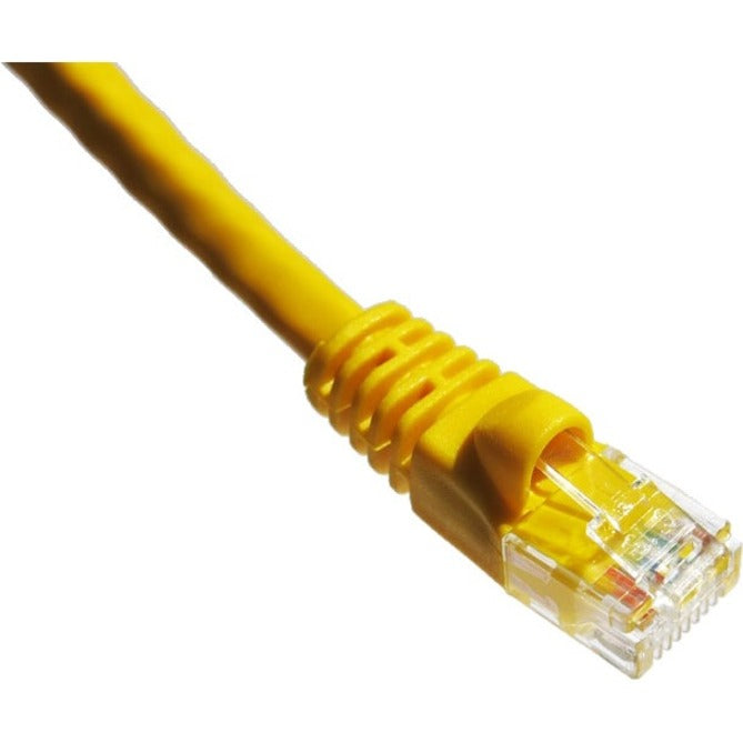 1FT CAT5E YELLOW MOLDED BOOT   