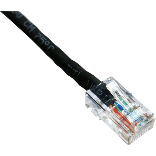 1FT CAT5E BLACK NON-BOOTED     