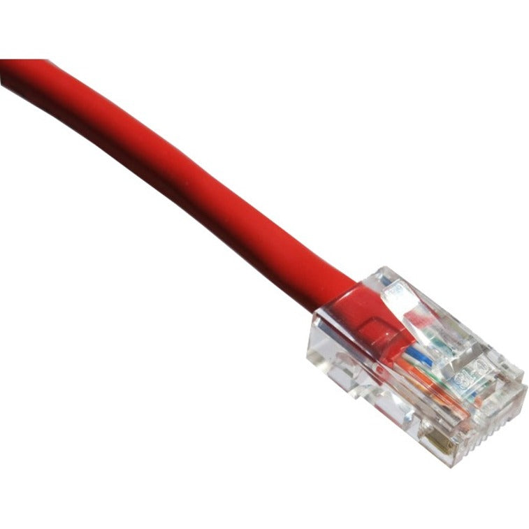 10FT CAT5E RED NON-BOOTED PATCH