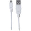 Manhattan Hi-Speed USB 2.0 A Male to Micro-B Male Device Cable - 3 ft - White