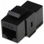 Intellinet Network Solutions Cat6 RJ45 Inline Coupler Keystone Type UTP Black