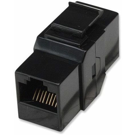 Intellinet Network Solutions Cat6 RJ45 Inline Coupler Keystone Type UTP Black