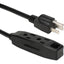 QVS 3-Outlet 3-Prong 25ft Power Extension Cord