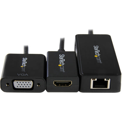 StarTech.com 3-in-1 Accessory Kit for Surface and Surface Pro 4 - mDP to HDMI or VGA - USB 3.0 to GbE - Also works with Surface Pro 3 and Surface 3