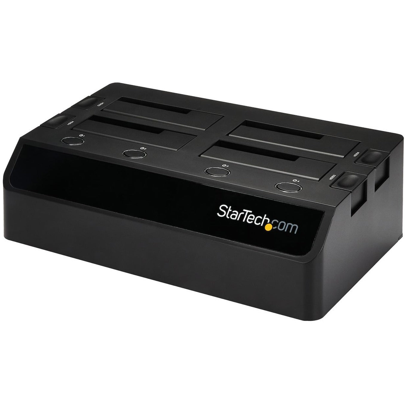 StarTech.com 4-Bay USB 3.0 to SATA Hard Drive Docking Station 2.5/3.5" SATA III (6Gbps) SSD/HDD Dock USB Hard Drive Bay Top-Loading