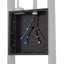 Chief Large In-Wall Storage Box with Flange for Flat Panel Displays - Black