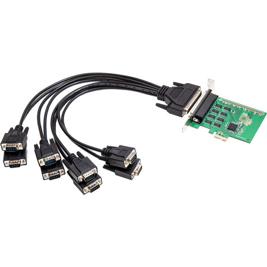SYBA Multimedia 8-Port RS-232 Serial PCI-Express Revision 2.0; with Exar Chipset