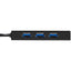 StarTech.com 3 Port Portable USB 3.0 Hub with Gigabit Ethernet Adapter NIC - 5Gbps - Aluminum w/ Cable