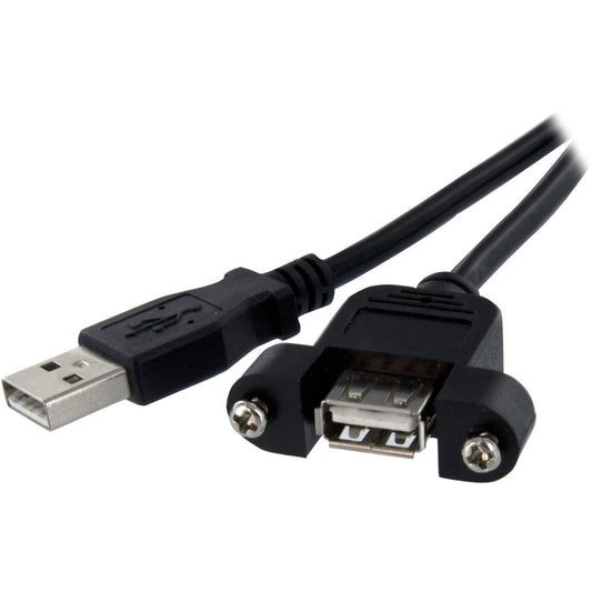 2FT PANEL MOUNT USB EXTENSION  