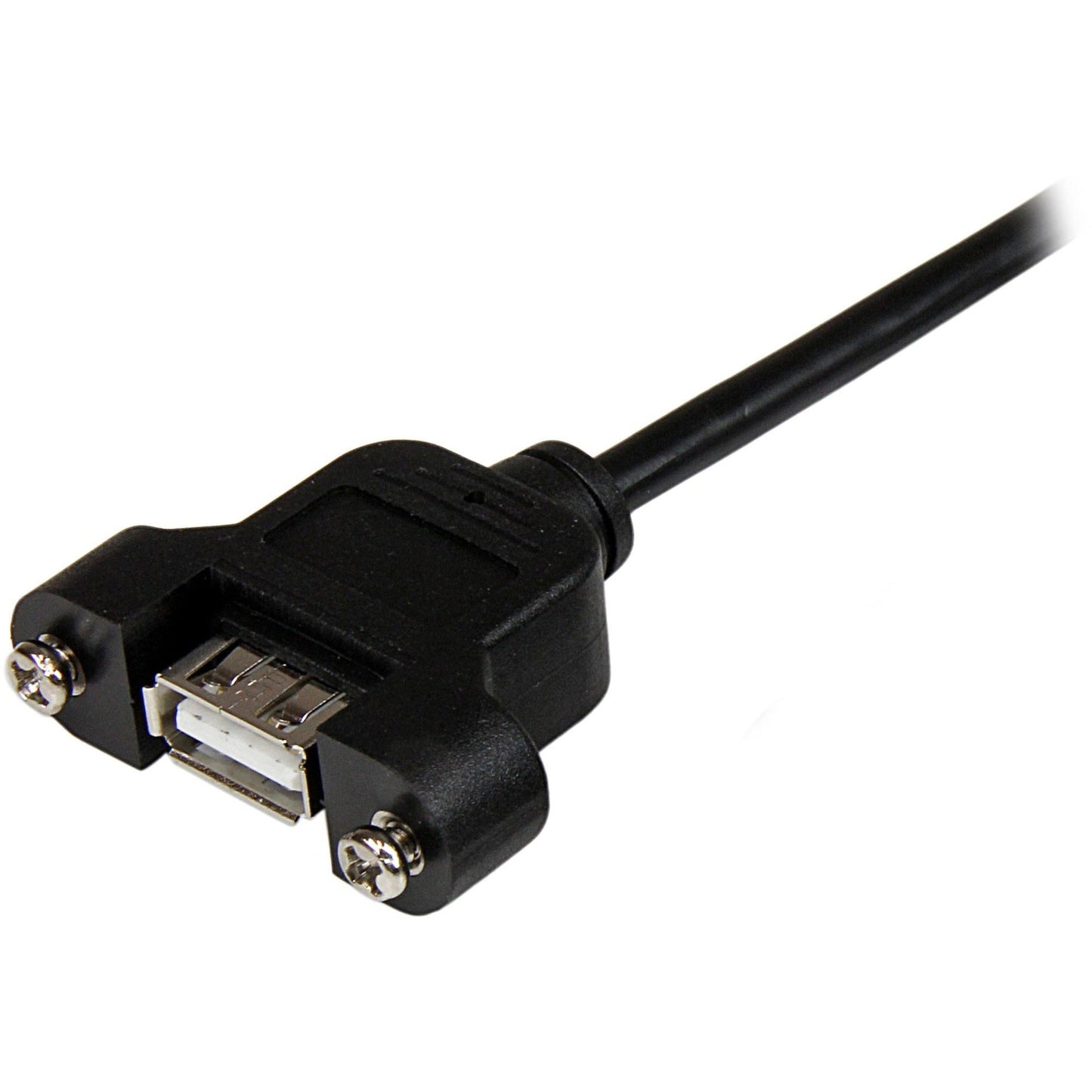 StarTech.com 2 ft Panel Mount USB Cable A to A - F/M