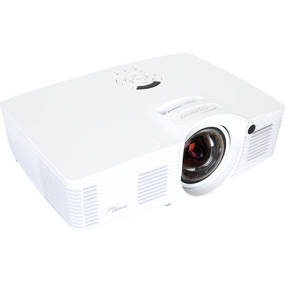 Optoma EH200ST Full 3D 1080p 3000 Lumen DLP Short Throw Projector with 20000:1 Contrast Ratio and MHL Enabled