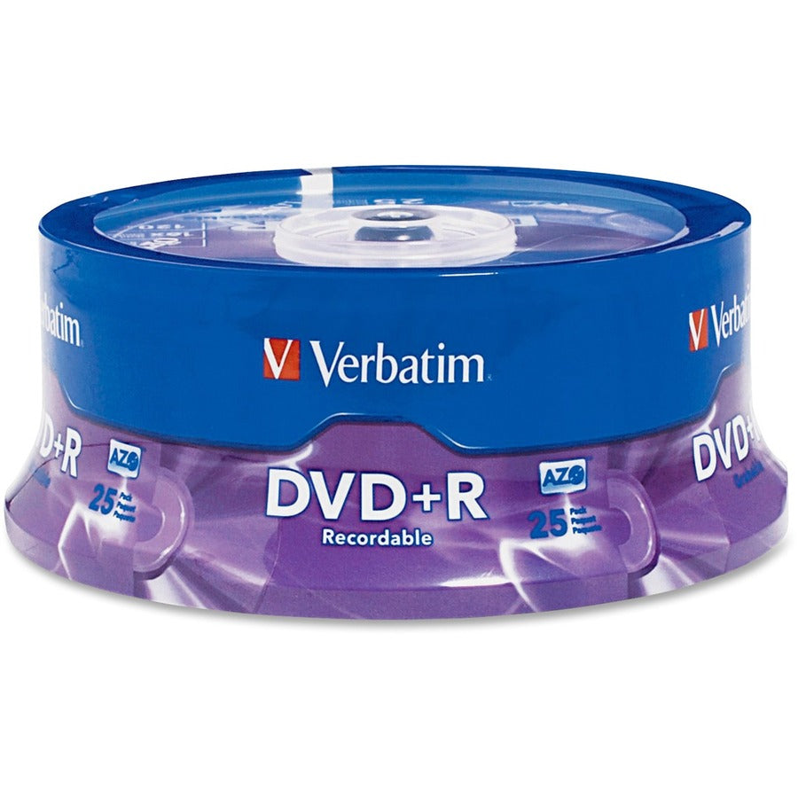 25PK DVD+R 16X 4.7GB BRANDED   