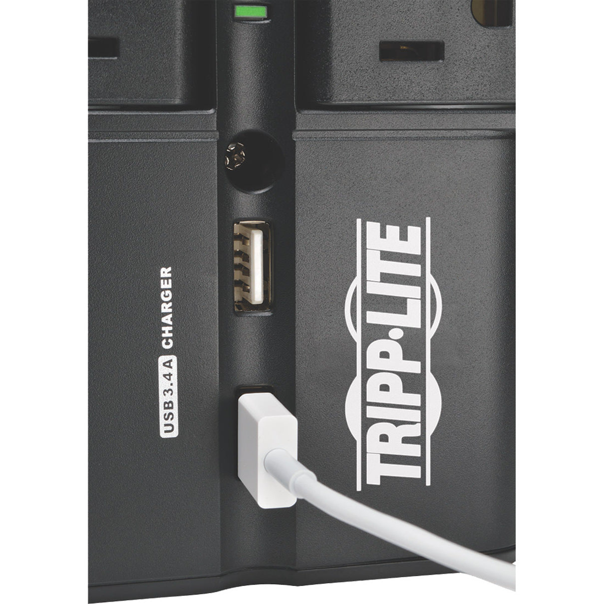 Tripp Lite Protect It! Surge Protector with 4 Rotatable Outlets Direct Plug-In 1080 Joules 3.4A USB Charger