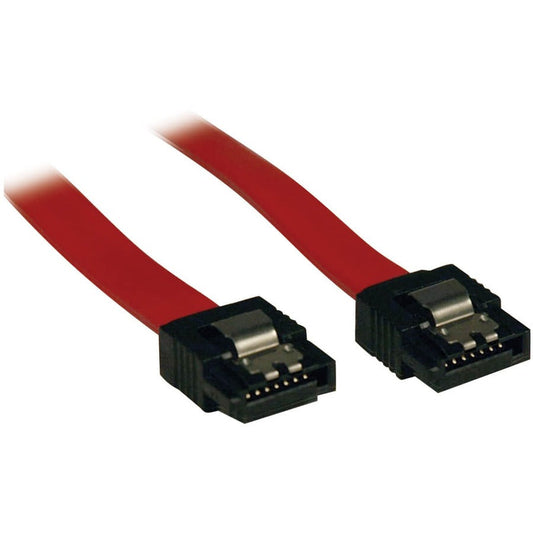 Tripp Lite Serial ATA (SATA) Latching Signal Cable (7Pin/7Pin) 12-in. (30.48 cm)