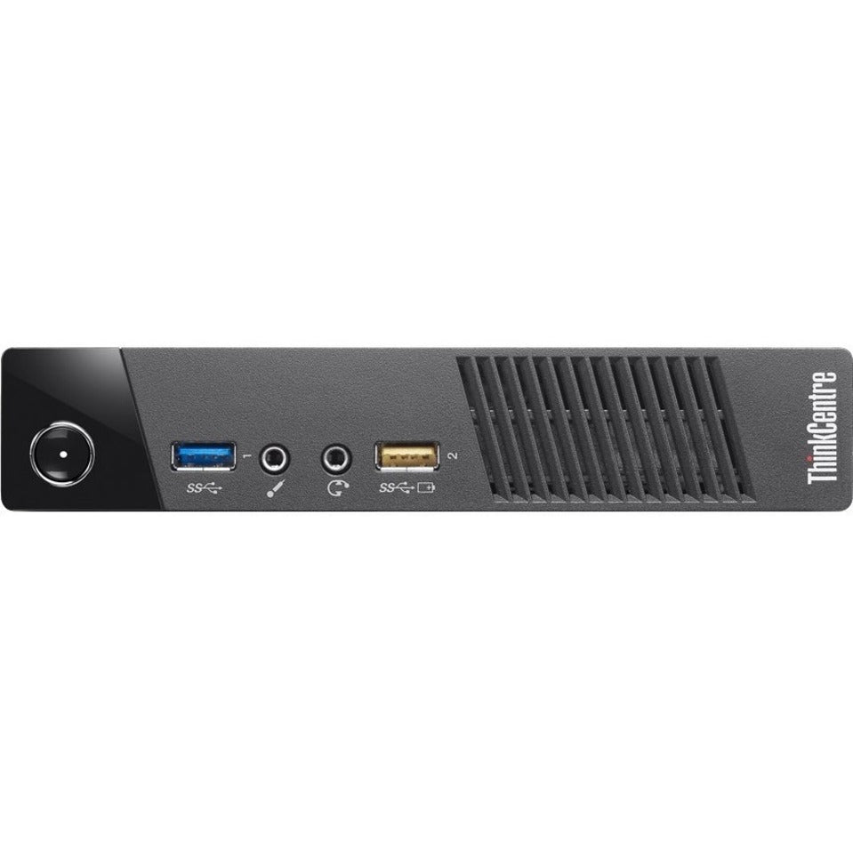 Lenovo ThinkCentre M73 10AX007WUS Desktop Computer - Intel Core i5 4th Gen i5-4590T Quad-core (4 Core) 2 GHz - 4 GB RAM DDR3 SDRAM - 128 GB Serial ATA/600 SSD - Tiny - Business Black