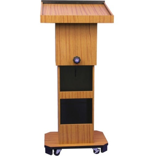 AmpliVox Executive Adjustable Column Lectern