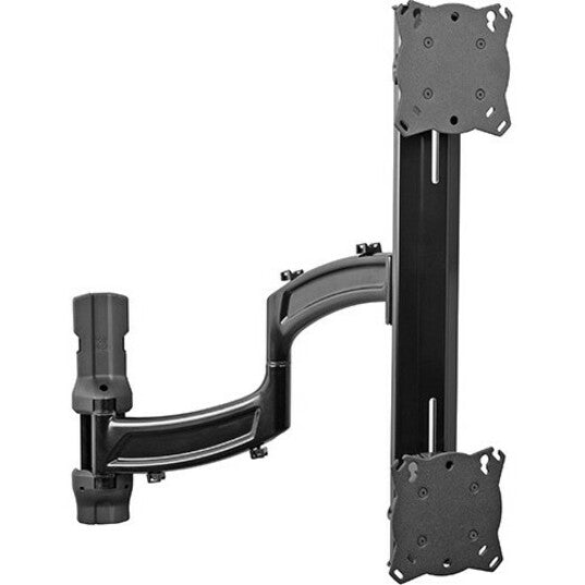Chief Kontour 1x2 Vertical Depth-Adjustable Dual Monitor Mount - For Displays up to 24" - Black