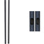 SET OF 84IN BLK REPL POLES CUT 