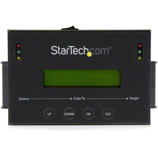 StarTech.com 1:1 Standalone Hard Drive Duplicator with Disk Image Library Manager for Backup & Restore HDD/SSD Cloner